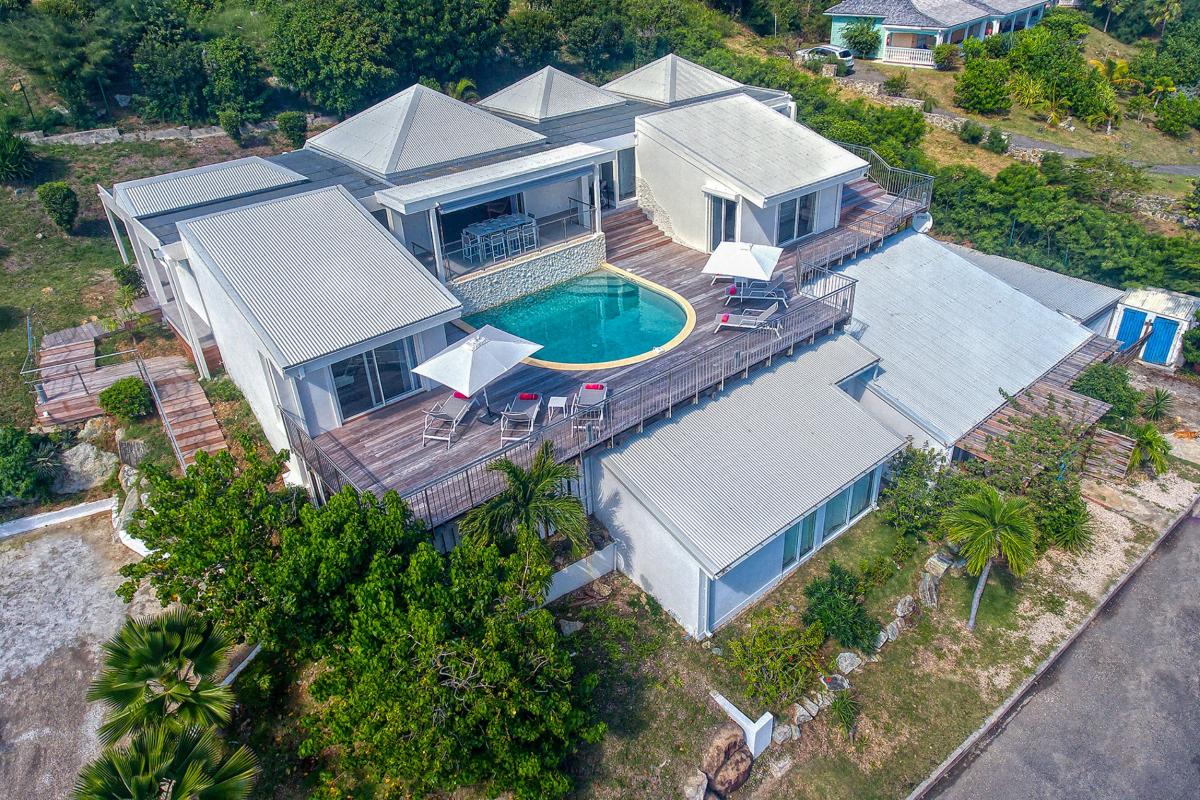 Luxurious Villa St Martin - Aerial